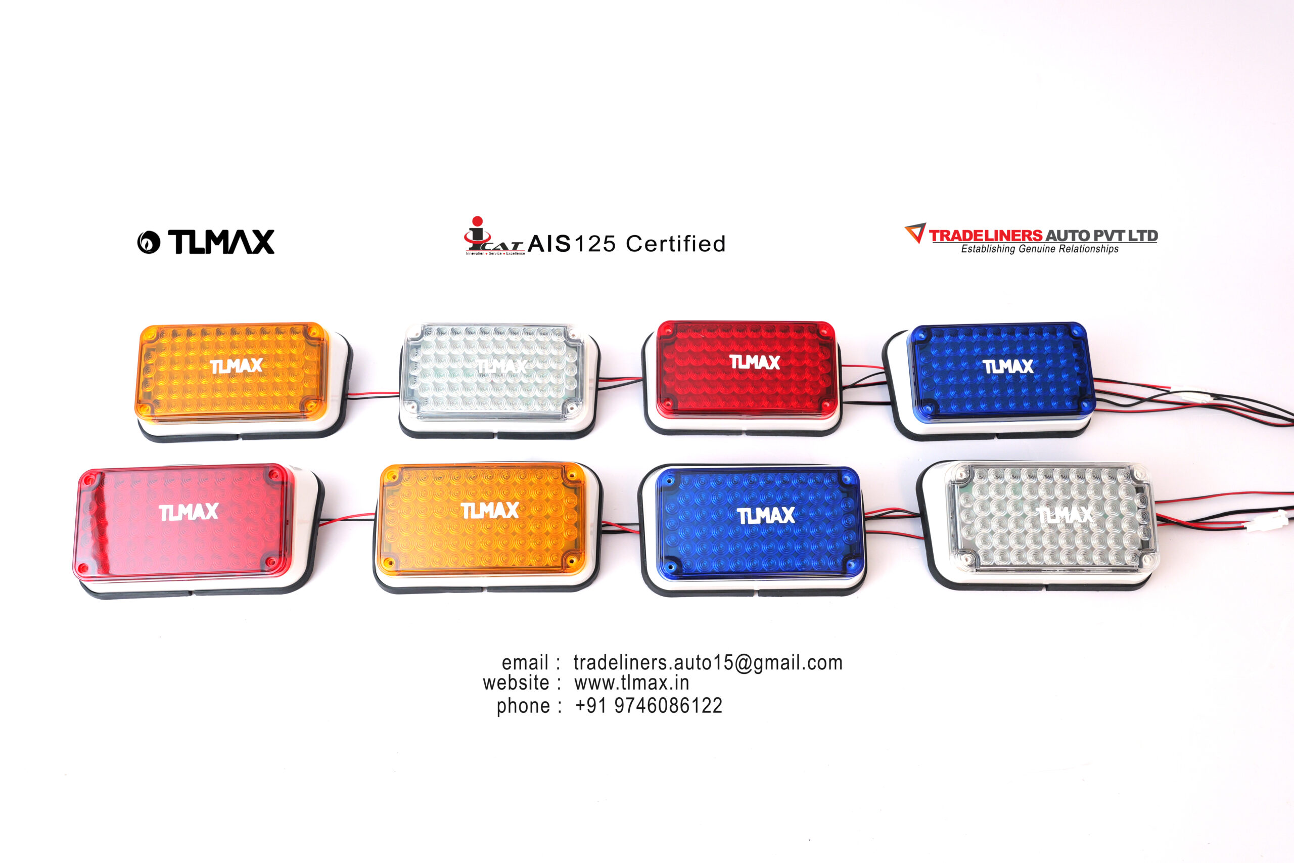 Side Light 595 S8 RWBA LED AIS 125 Certified - Image 2