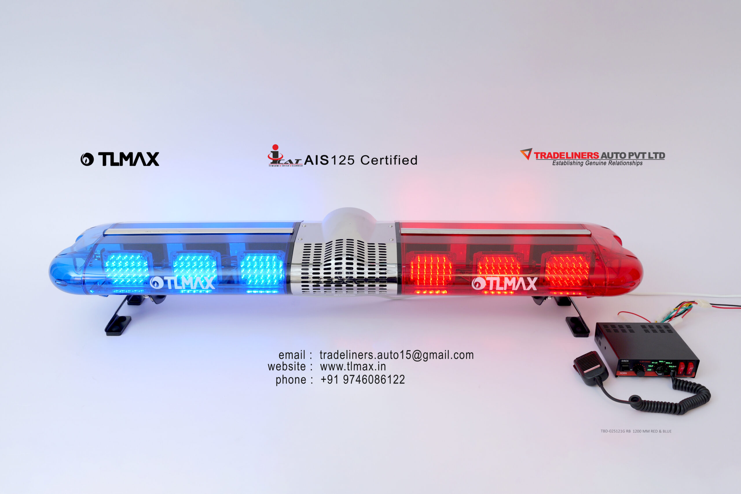 Bar light 025121G RB 1200 mm 12 LED 12 V AIS 125 certified - Image 3