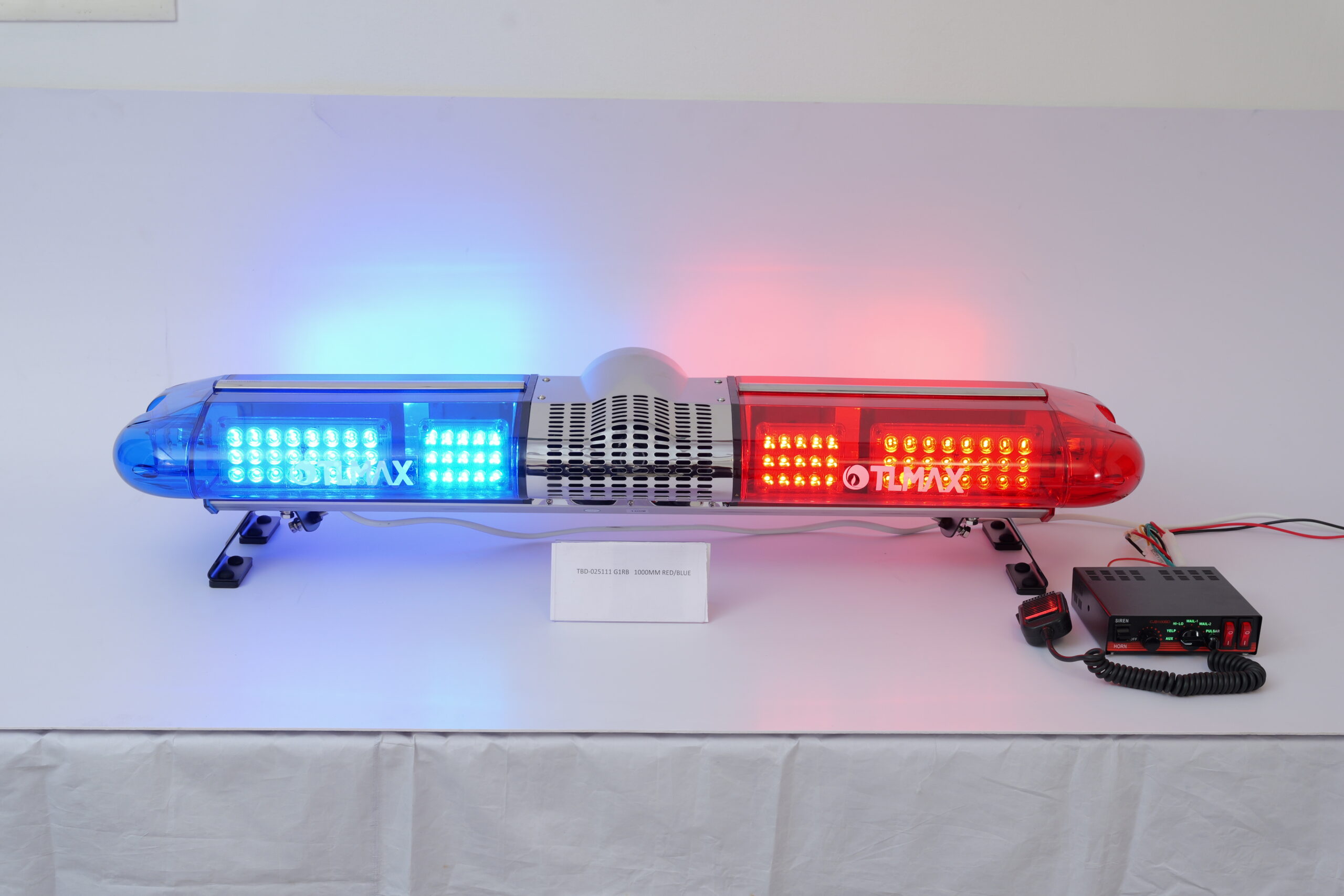 Bar Light 025111G1-RB 1000mm with siren & speaker 12V - Image 5