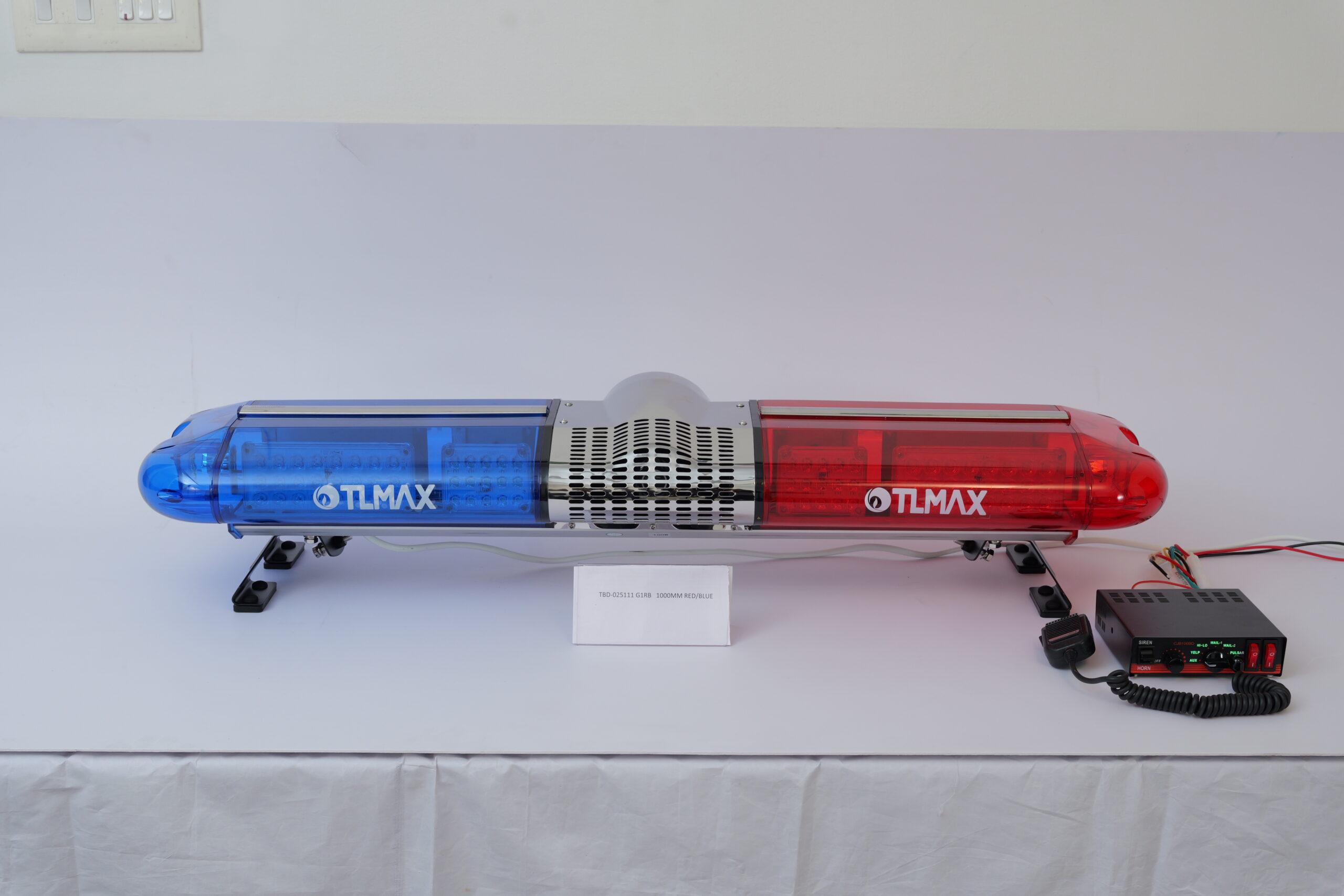 Bar Light 025111G1-RB 1000mm with siren & speaker 12V