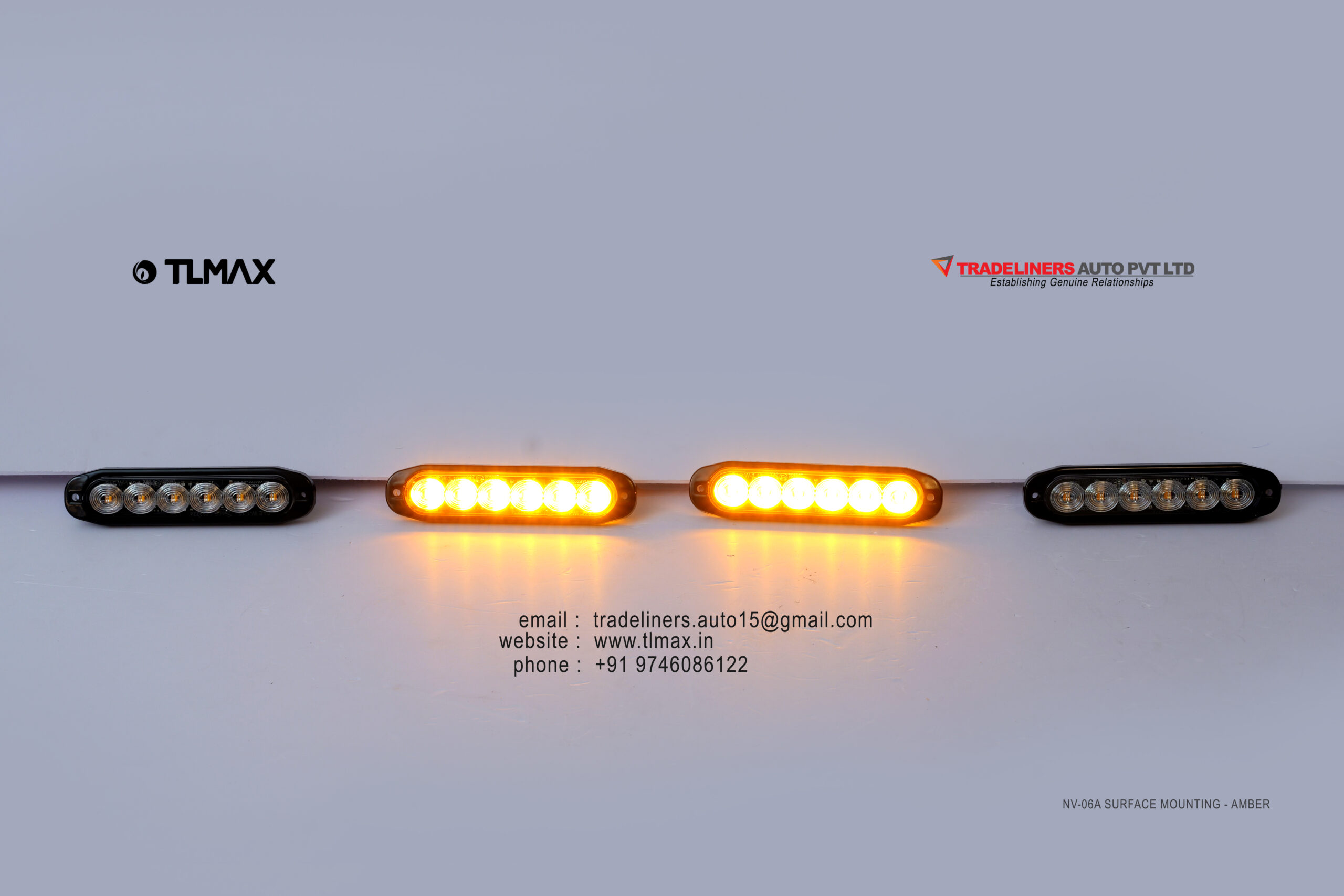 Surface mounting Light 06 A LED AMBER - Image 4