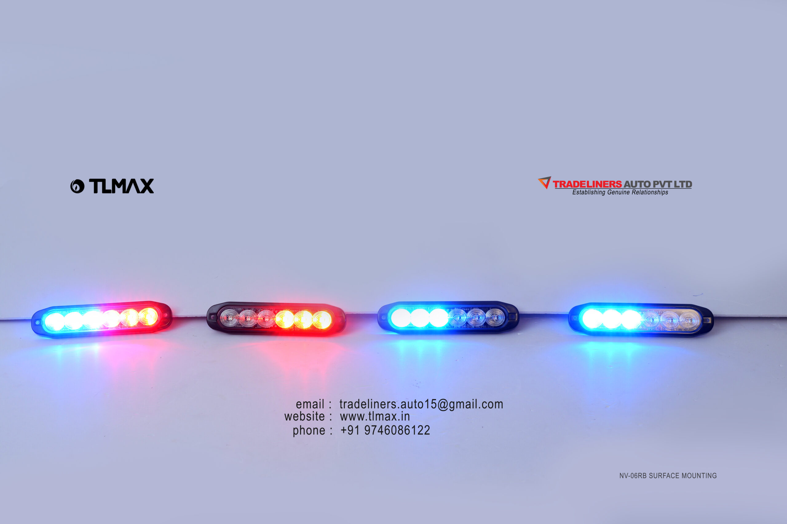 Surface mounting light 06 RB LED Dual Colour